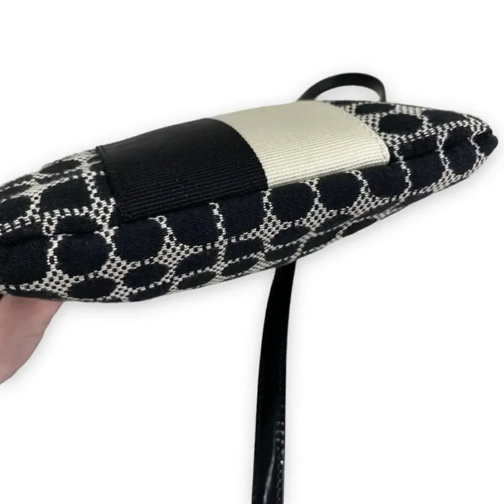 Kate Spade -Black/Cream Geometric Crossbody